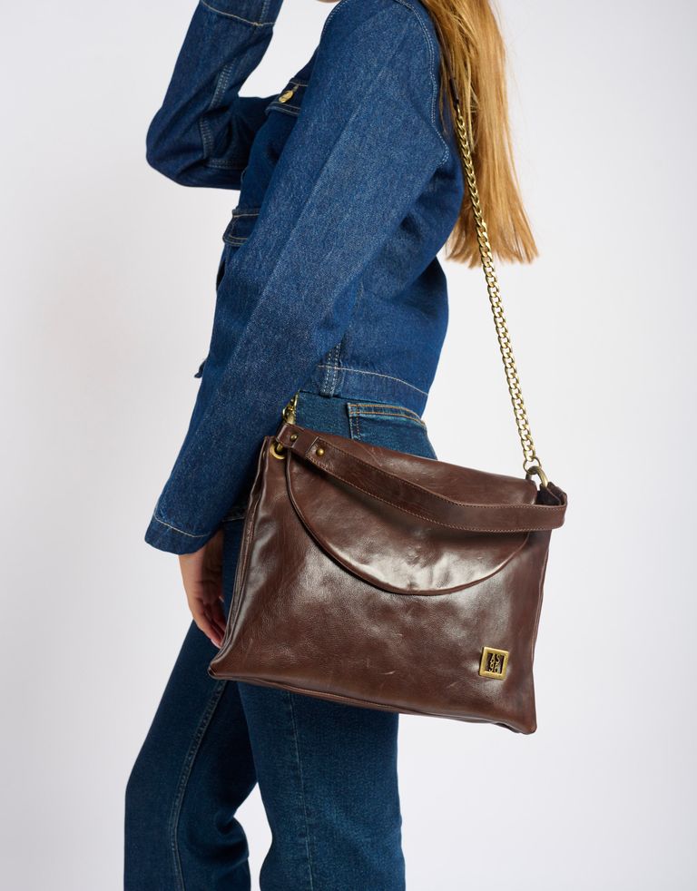 נעלי נשים - A.S. 98 - תיק צד SOFIA - חום כהה1