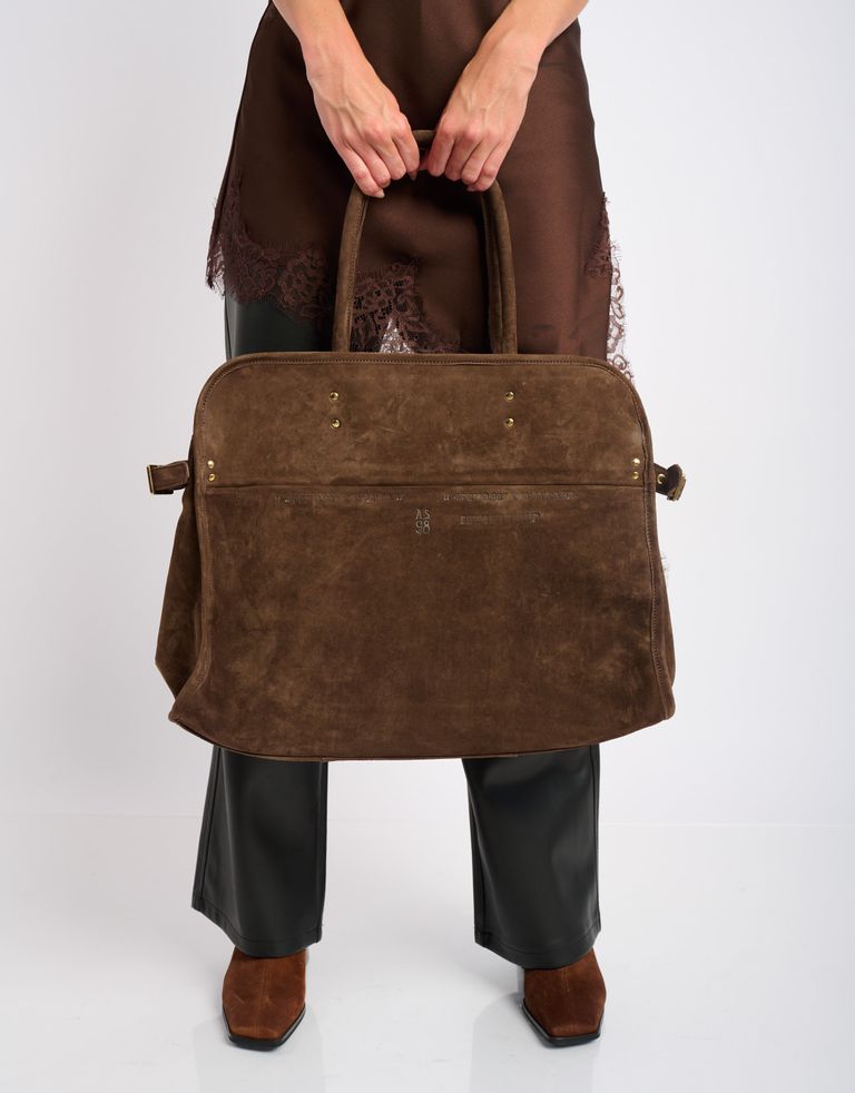 נעלי נשים - A.S. 98 - תיק יד MONICA - חום כהה2