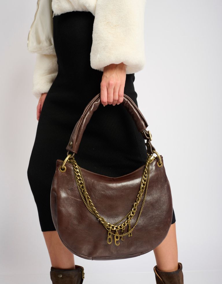 נעלי נשים - A.S. 98 - תיק צד CHIARA - חום כהה1