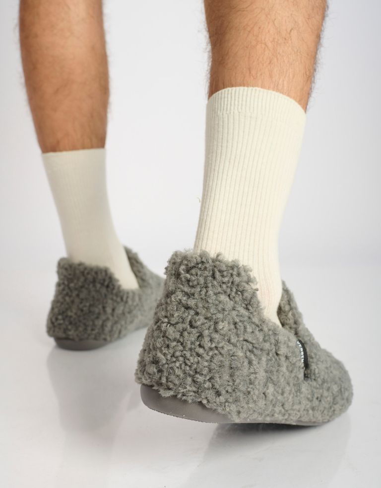 נעלי גברים - Verbenas - נעלי בית EKKO CURLY - אפור3