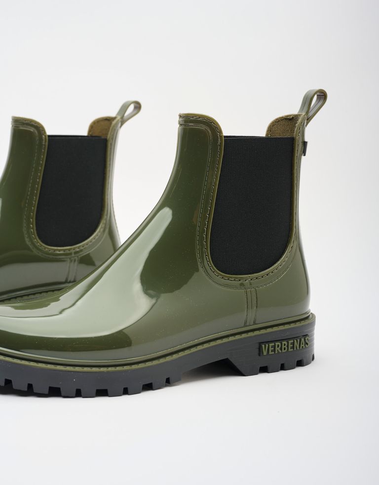 נעלי נשים - Verbenas - מגפוני גומי GAUDI לק - חאקי2