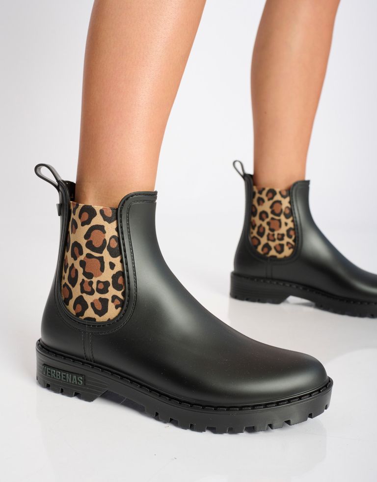 נעלי נשים - Verbenas - מגפוני גומי GAUDI - נמר3