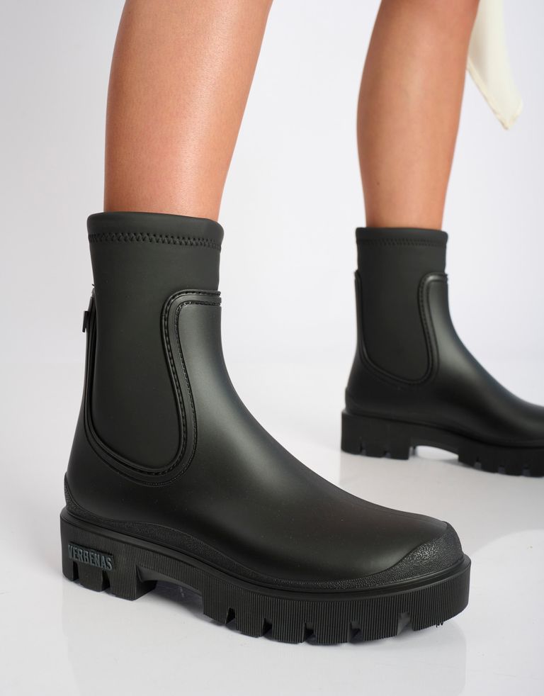 נעלי נשים - Verbenas - מגפוני גומי MUKI - שחור3