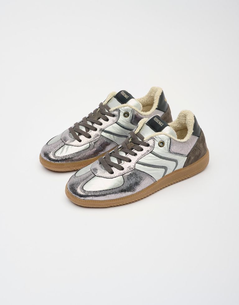 נעלי נשים - Verbenas - סניקרס SORA SKAT - כסף2