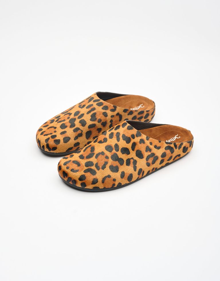 נעלי נשים - Jeffrey Campbell - כפכפי פרווה CONTENT - נמר2