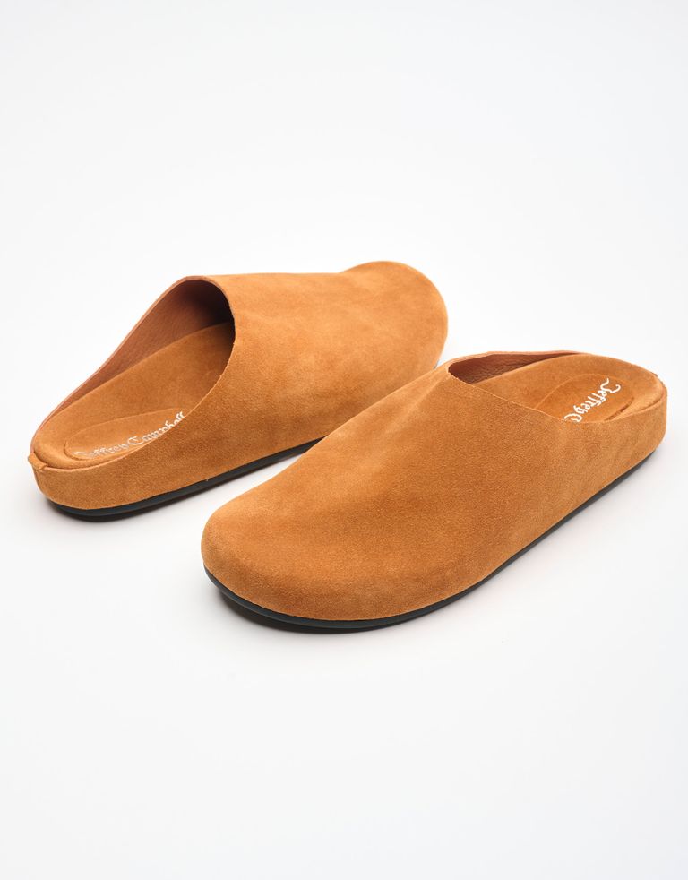 נעלי נשים - Jeffrey Campbell - כפכפי זמש CONTENT - קאמל3