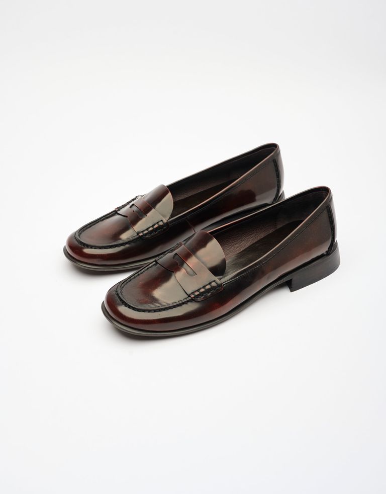 נעלי נשים - Jeffrey Campbell - מוקסינים SMARTY - חום3