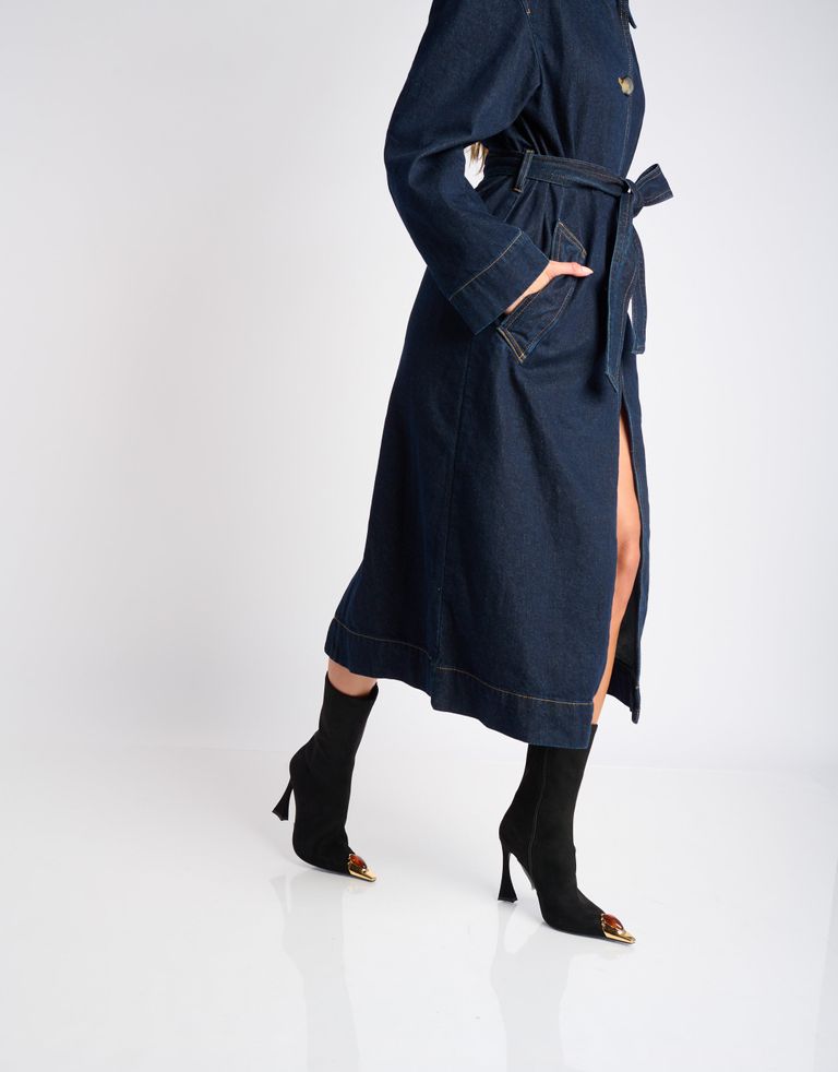 נעלי נשים - Jeffrey Campbell - מגפיים עם עקב THE STONE - שחור3