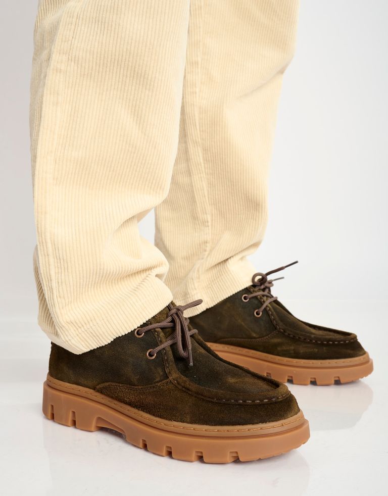 נעלי גברים - Satorisan - מוקסינים UNALOME WALLABY - חום4