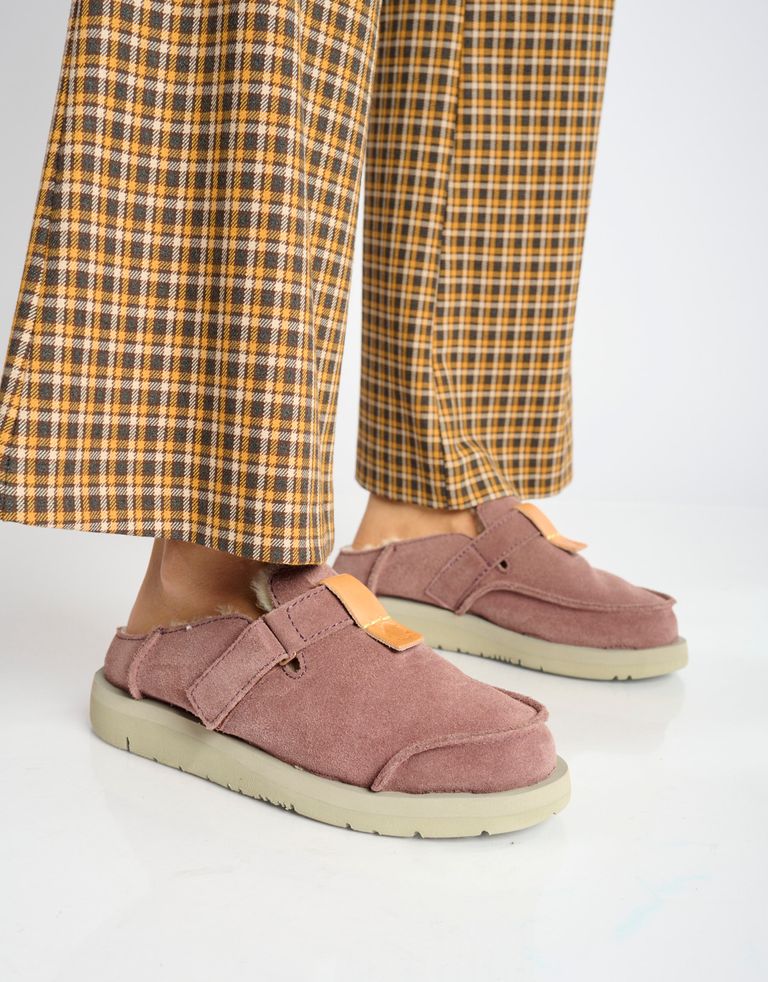 נעלי נשים - Satorisan - כפכפי זמש  UWABAKI - סגול2