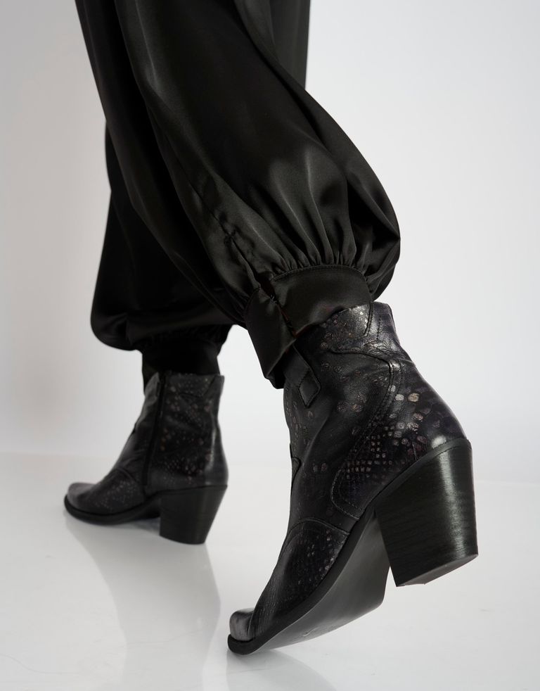 נעלי נשים -  - מגפוני בוקרים  LAREDO - שחור נחש4