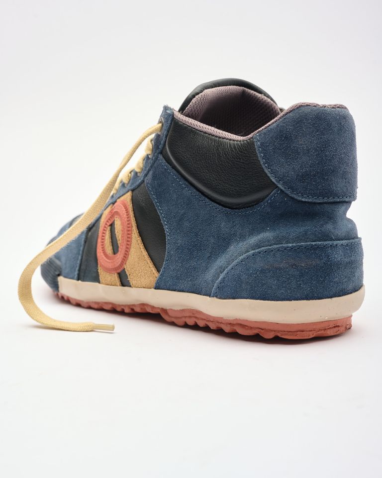 נעלי גברים - Aro - סניקרס גבוהות מעור IDO - כחול4