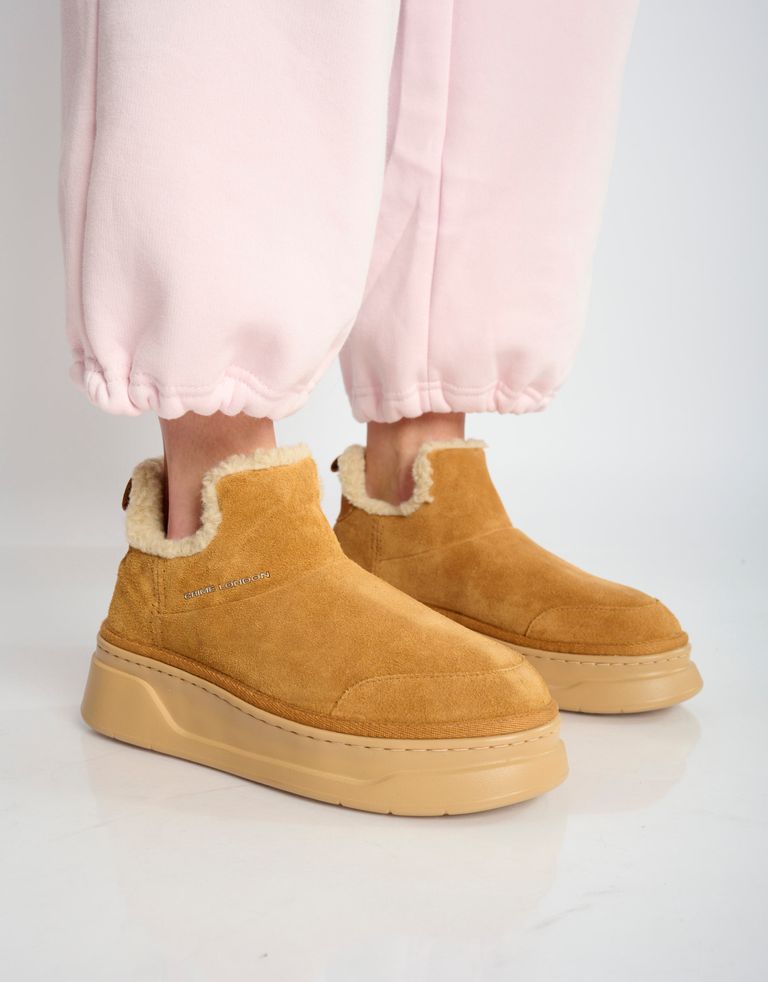 נעלי נשים - Crime London - מגפונים ABBEY - קאמל2