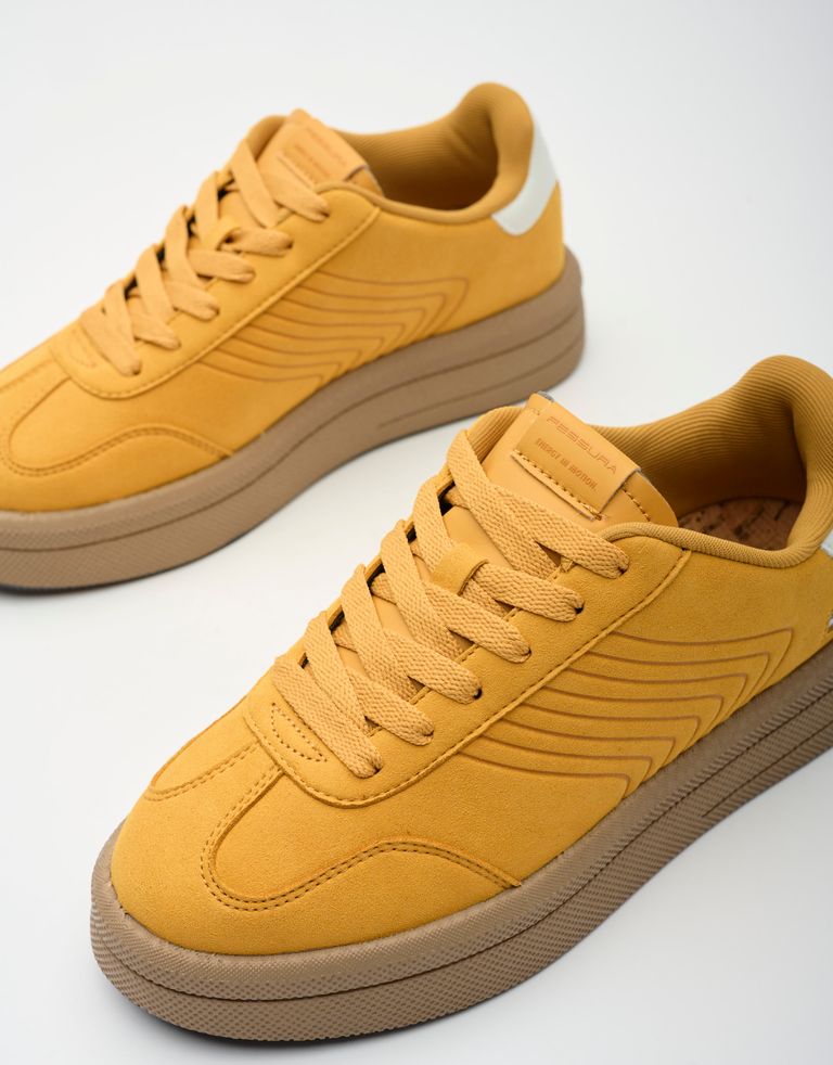 נעלי נשים - Fessura - סניקרס FOAM S - צהוב2