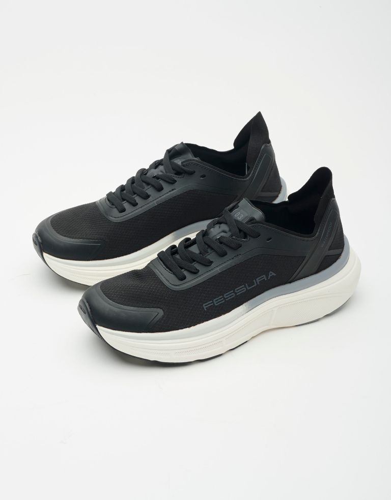 נעלי נשים - Fessura - סניקרס SPEED 3 - שחור2