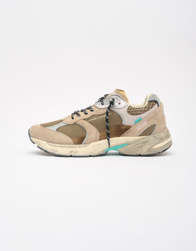 נעלי גברים - Crime London - סניקרס BARY - חום2