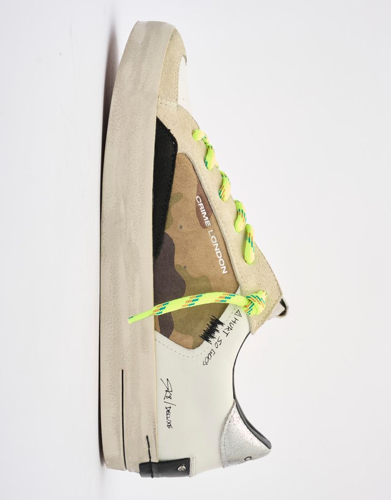 נעלי גברים - Crime London - סניקרס ALBIE - צבאי1