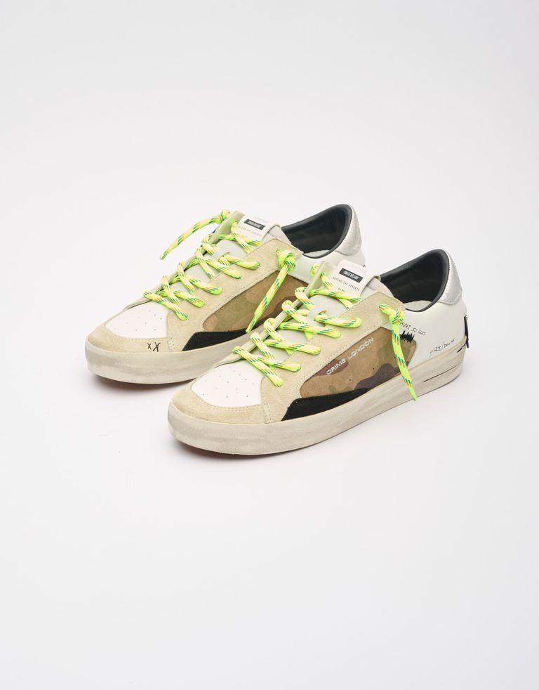 נעלי גברים - Crime London - סניקרס ALBIE - צבאי3