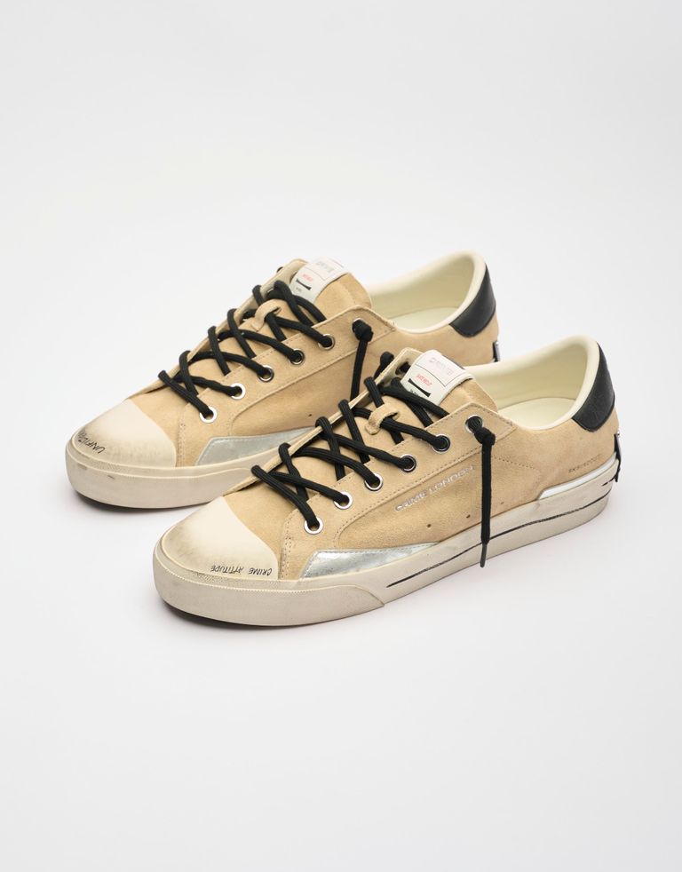 נעלי גברים - Crime London - סניקרס PAUL - בז'1