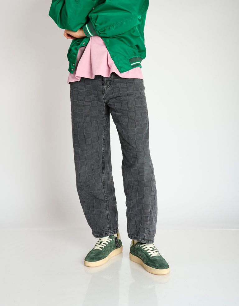 נעלי גברים - Crime London - סניקרס זמש OZZY - ירוק1