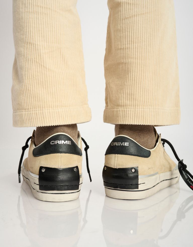 נעלי גברים - Crime London - סניקרס PAUL - בז'3