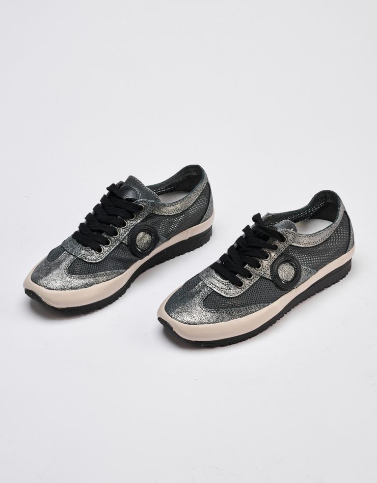 נעלי גברים - Aro - סניקרס JOANETA PLUS מבריק - אפור מבריק3
