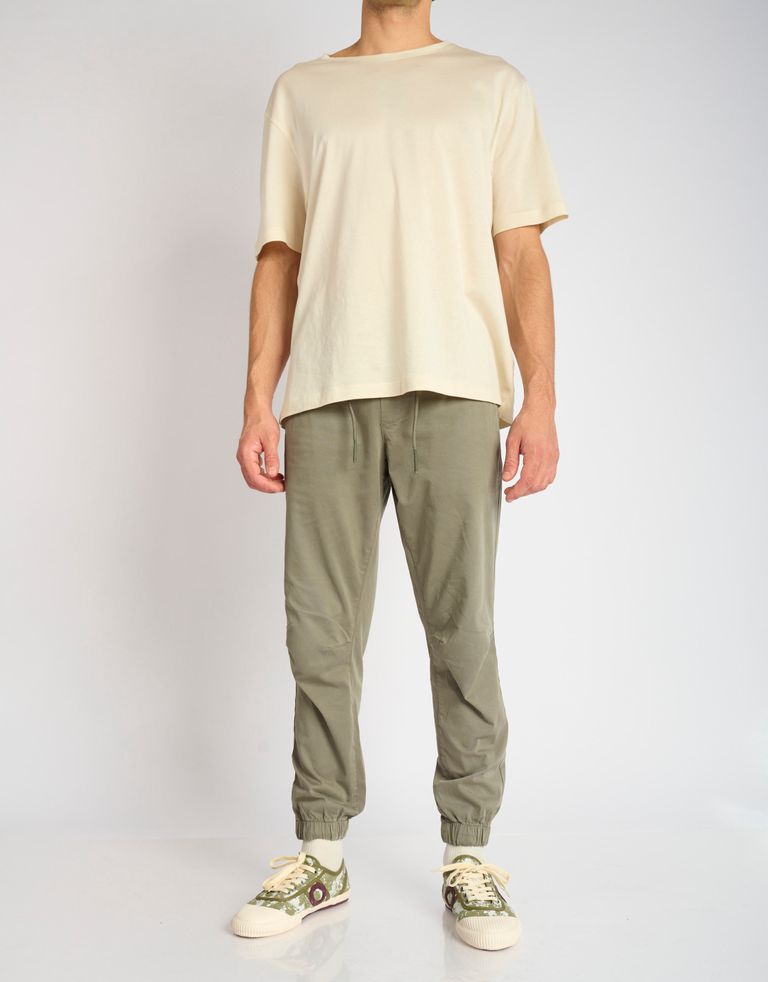 נעלי גברים - Aro - סניקרס בד CHARLIE - חאקי2