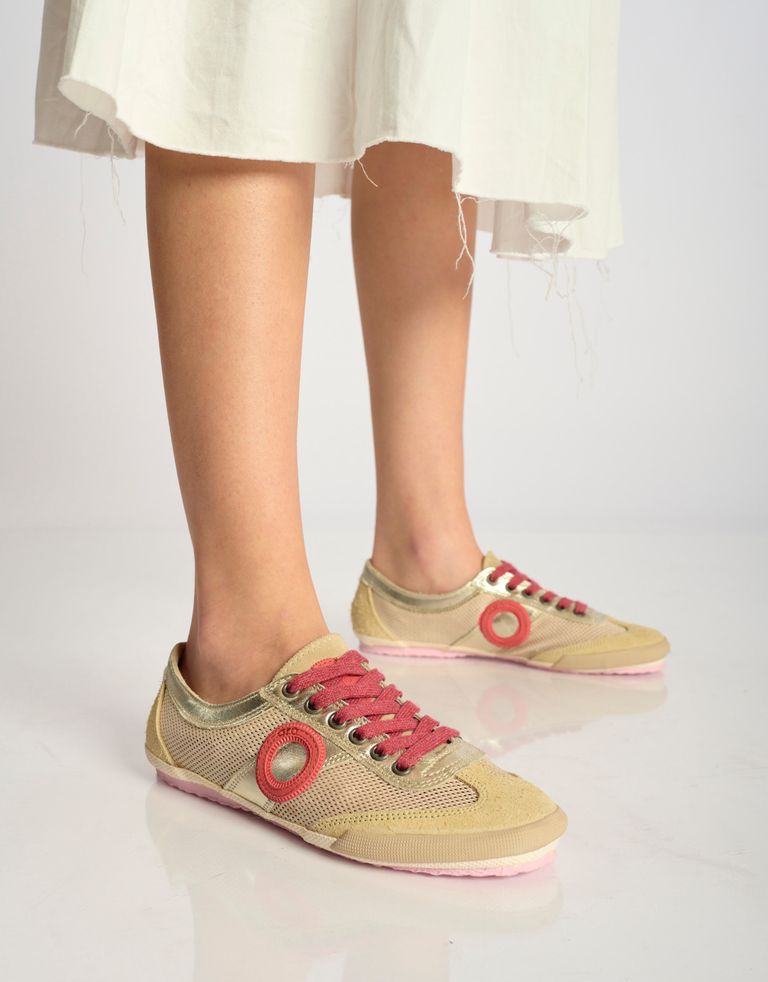 נעלי גברים - Aro - סניקרס JOANETA CAPRI - זהב2