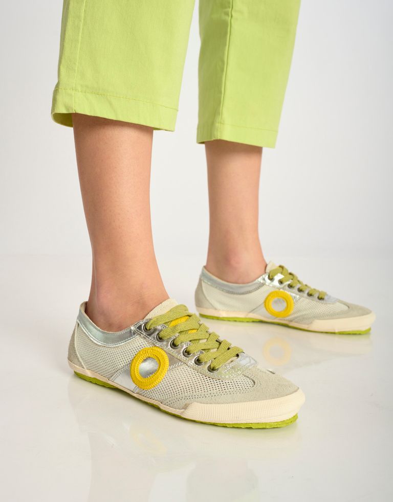 נעלי גברים - Aro - סניקרס JOANETA CAPRI - כסף3