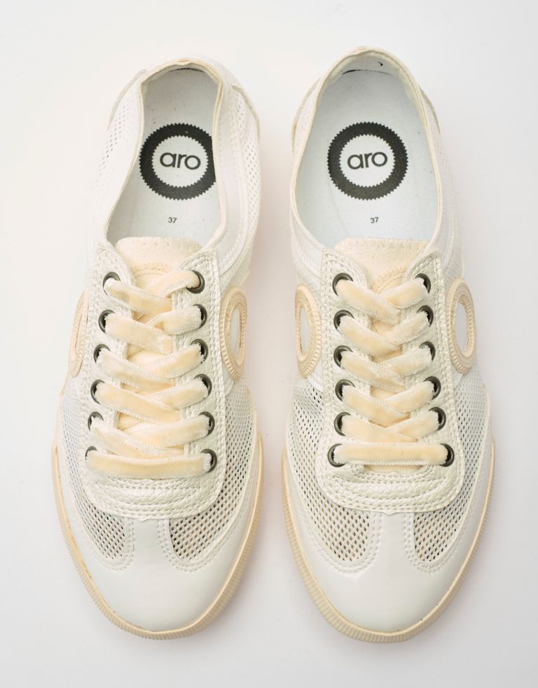 נעלי גברים - Aro - סניקרס לק  JOANETA - לבן2