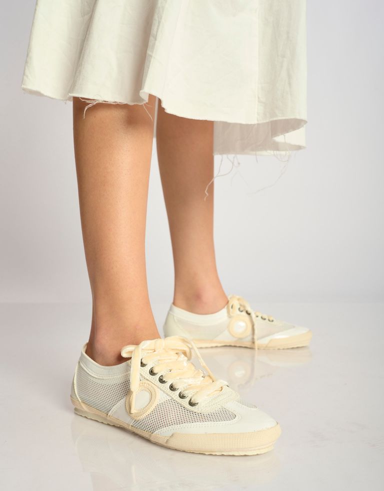 נעלי גברים - Aro - סניקרס לק  JOANETA - לבן3