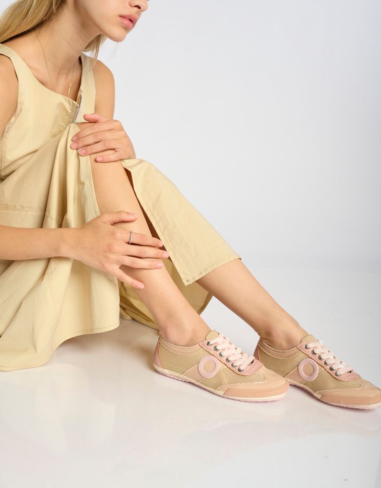 נעלי גברים - Aro - סניקרס לק  JOANETA - ורוד בהיר3