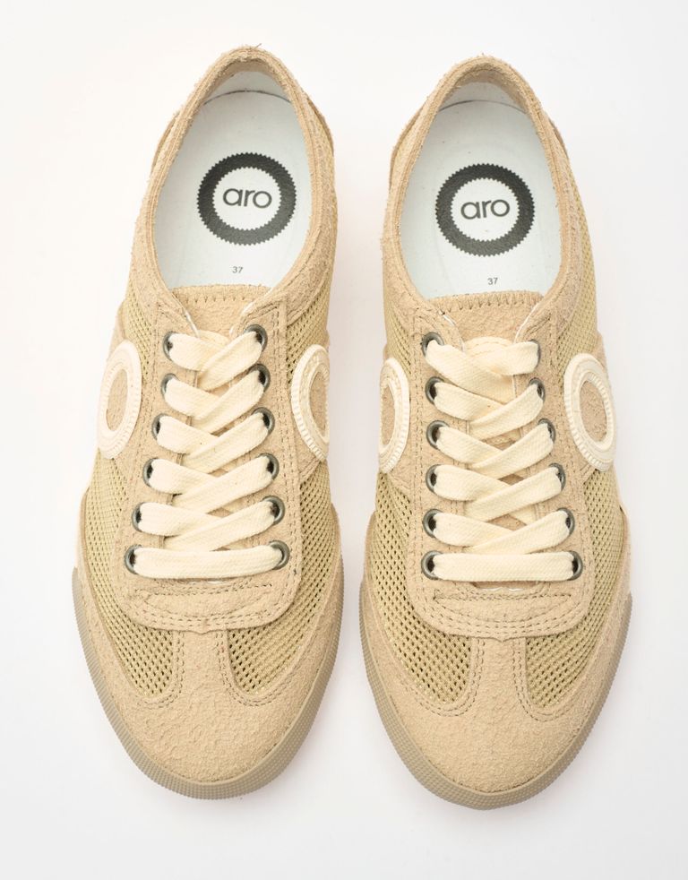 נעלי גברים - Aro - סניקרס JOANETA KRUST - חום בהיר2