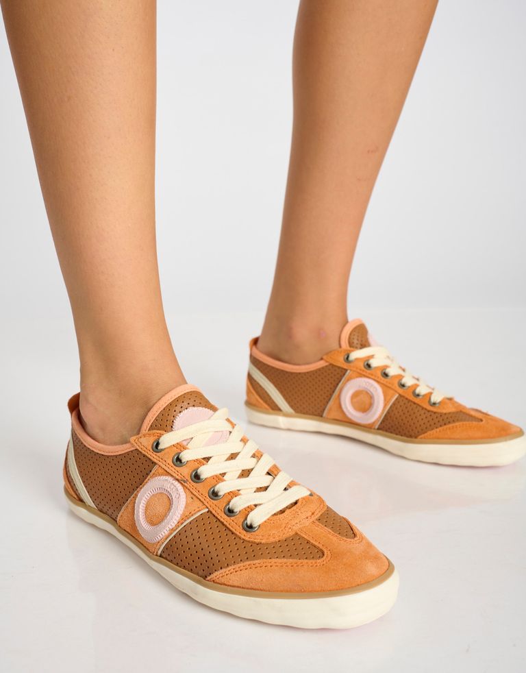 נעלי גברים - Aro - סניקרס PICADA - כתום3