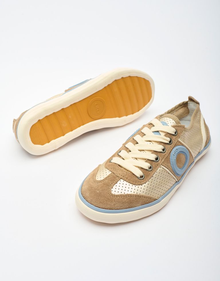 נעלי גברים - Aro - סניקרס PICADA מטאלי - חום2