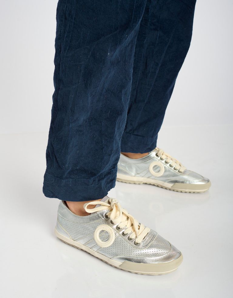 נעלי גברים - Aro - סניקרס מטאליות IDO - כסף4