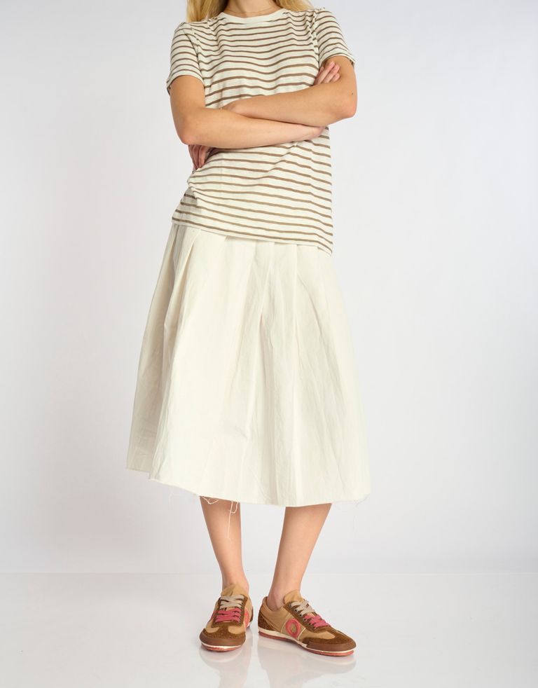 נעלי גברים - Aro - סניקרס בד MAY - חום2