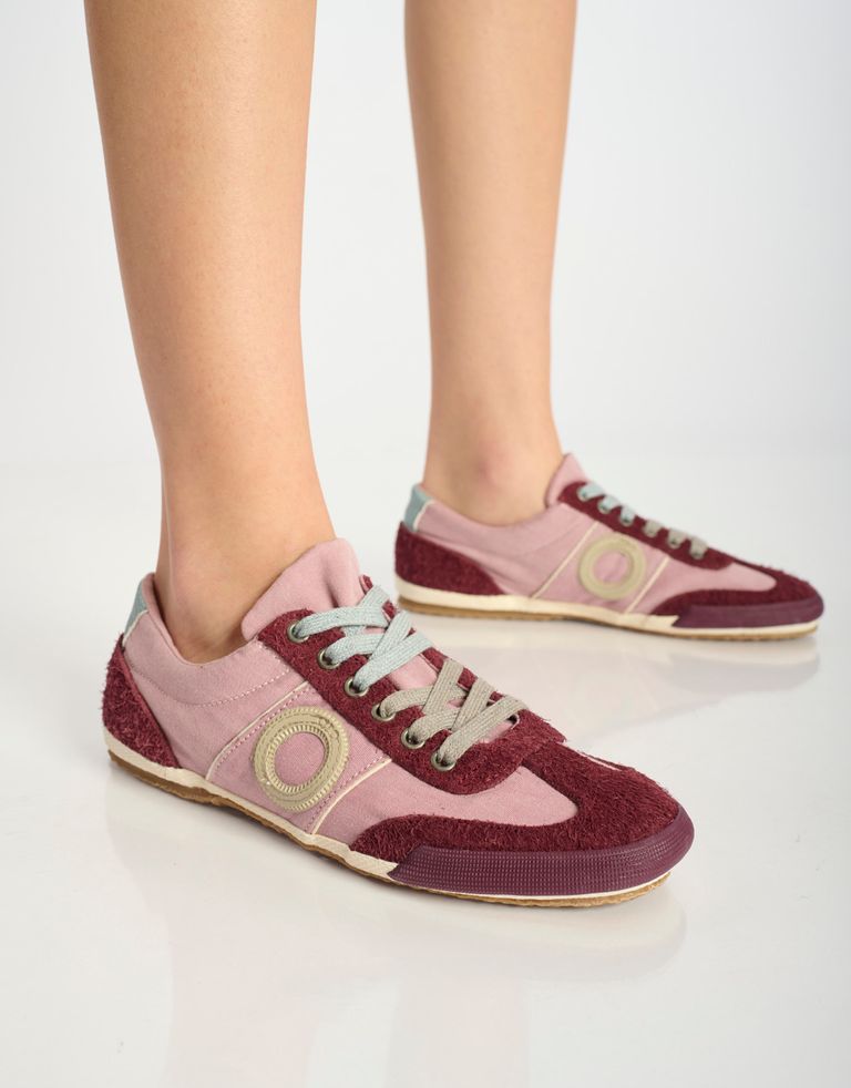 נעלי גברים - Aro - סניקרס בד MAY - סגול4