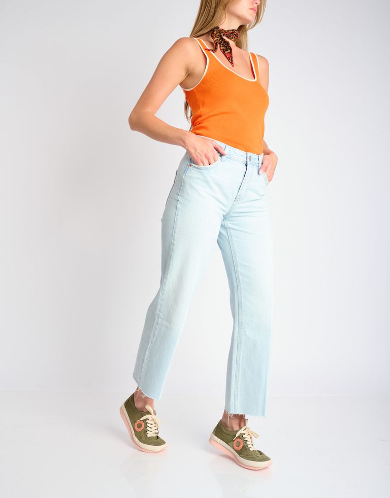 נעלי גברים - Aro - סניקרס JOANETA PLUS - זית2