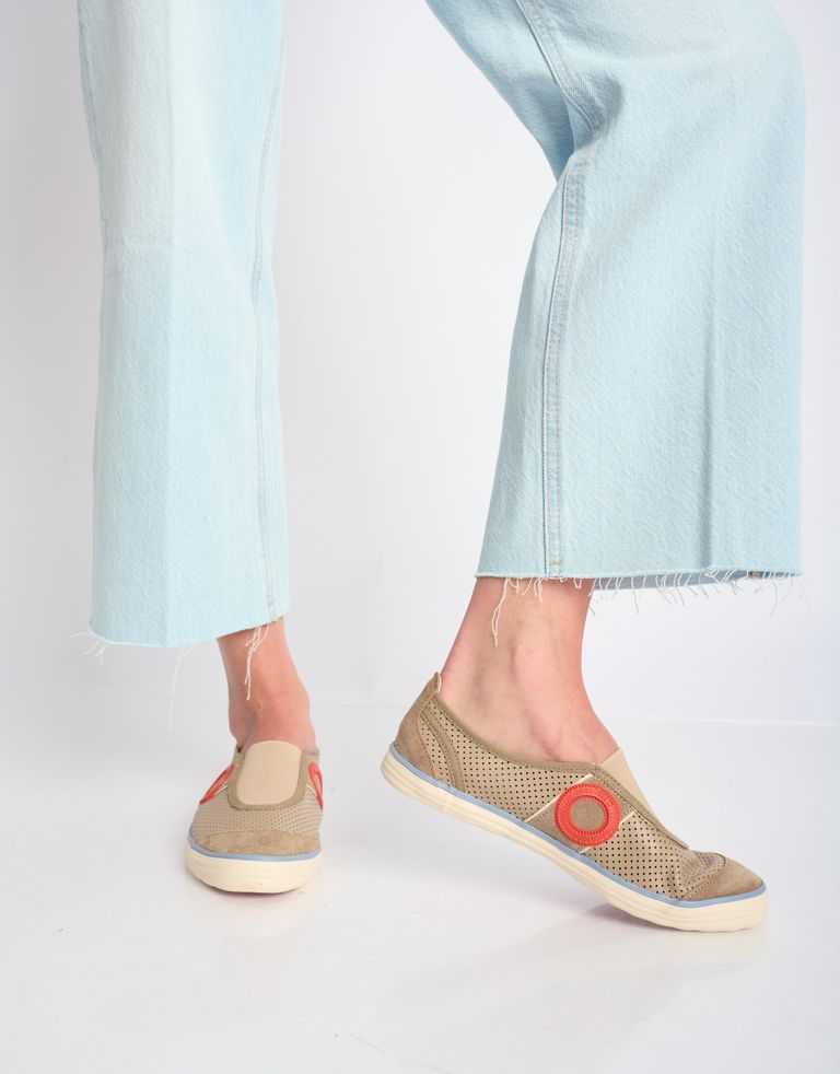 נעלי גברים - Aro - סליפ און PICADA - חום בהיר4