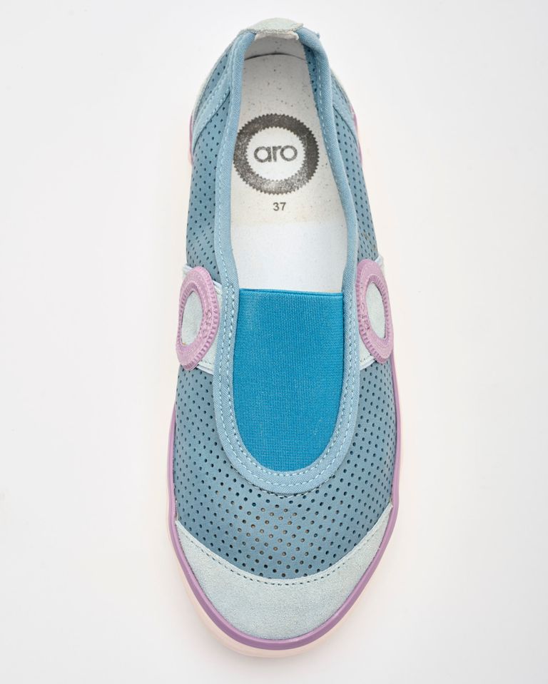 נעלי נשים - Aro - סליפ און PICADA - תכלת4