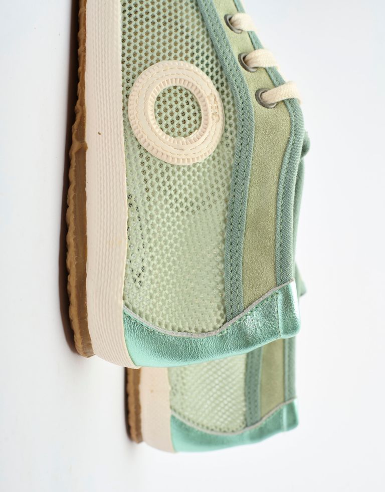 נעלי גברים - Aro - סניקרס רשת גבוהות HOLLY - מנטה1