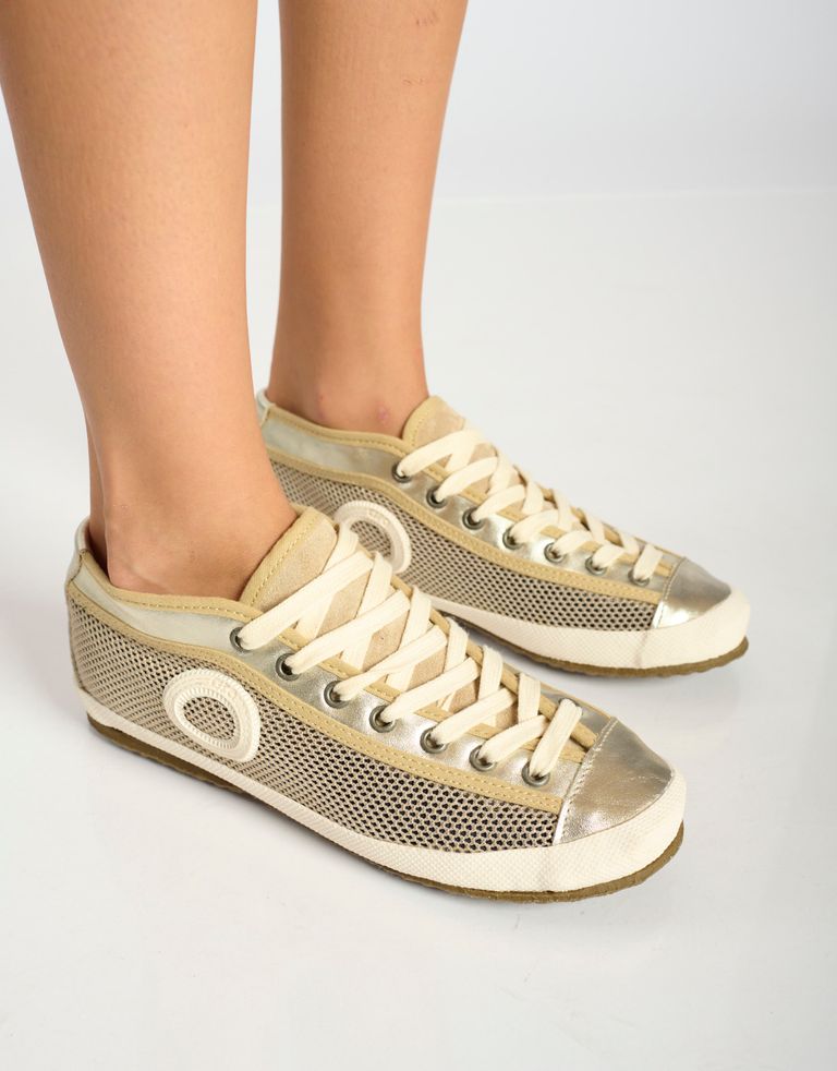 נעלי גברים - Aro - סניקרס רשת גבוהות HOLLY - פלטינה2