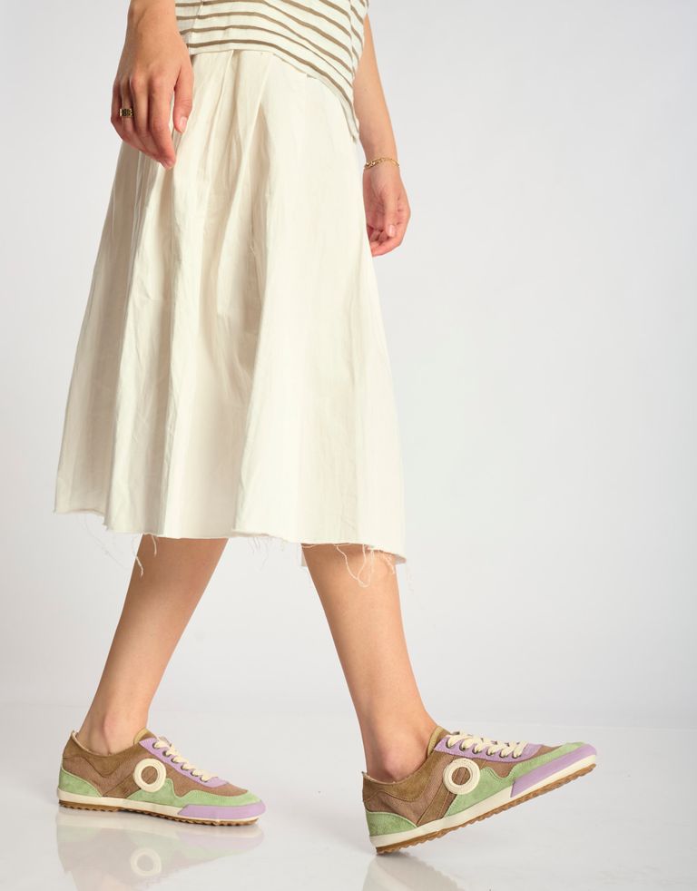 נעלי גברים - Aro - סניקרס משולבות IDO - חום   ירוק3