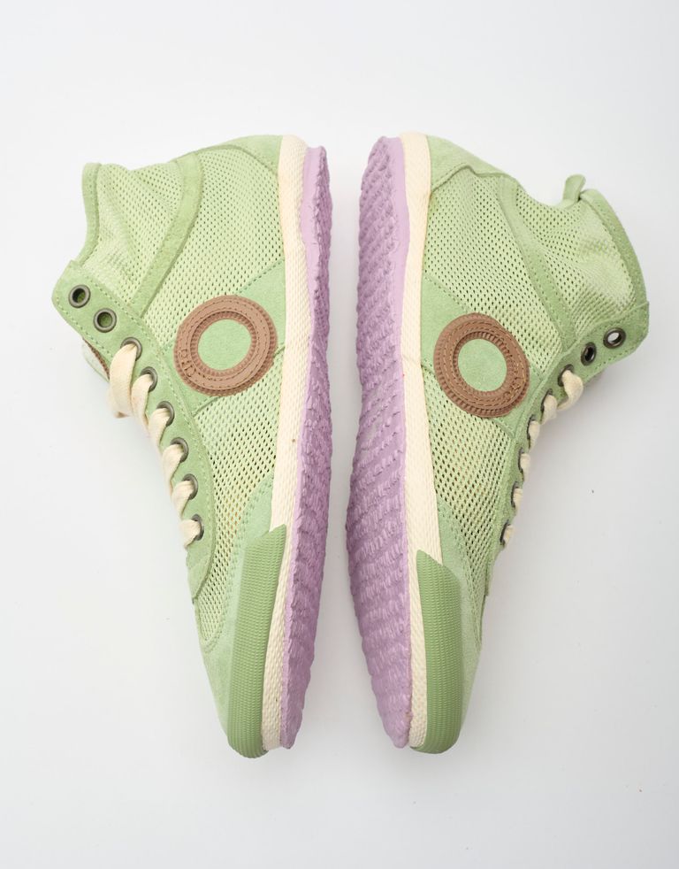 נעלי גברים - Aro - סניקרס גבוהות JOANETA - מנטה2