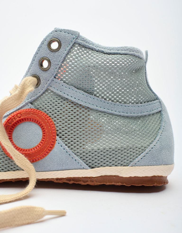 נעלי גברים - Aro - סניקרס גבוהות JOANETA - תכלת   אדום3