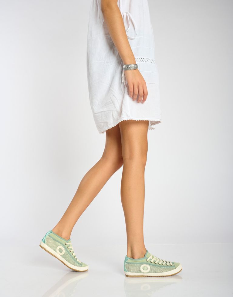 נעלי גברים - Aro - סניקרס רשת גבוהות HOLLY - מנטה3