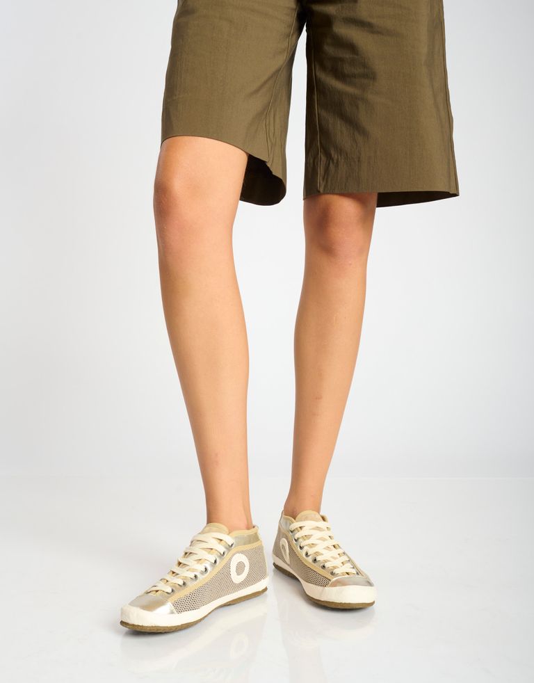 נעלי גברים - Aro - סניקרס רשת גבוהות HOLLY - פלטינה3