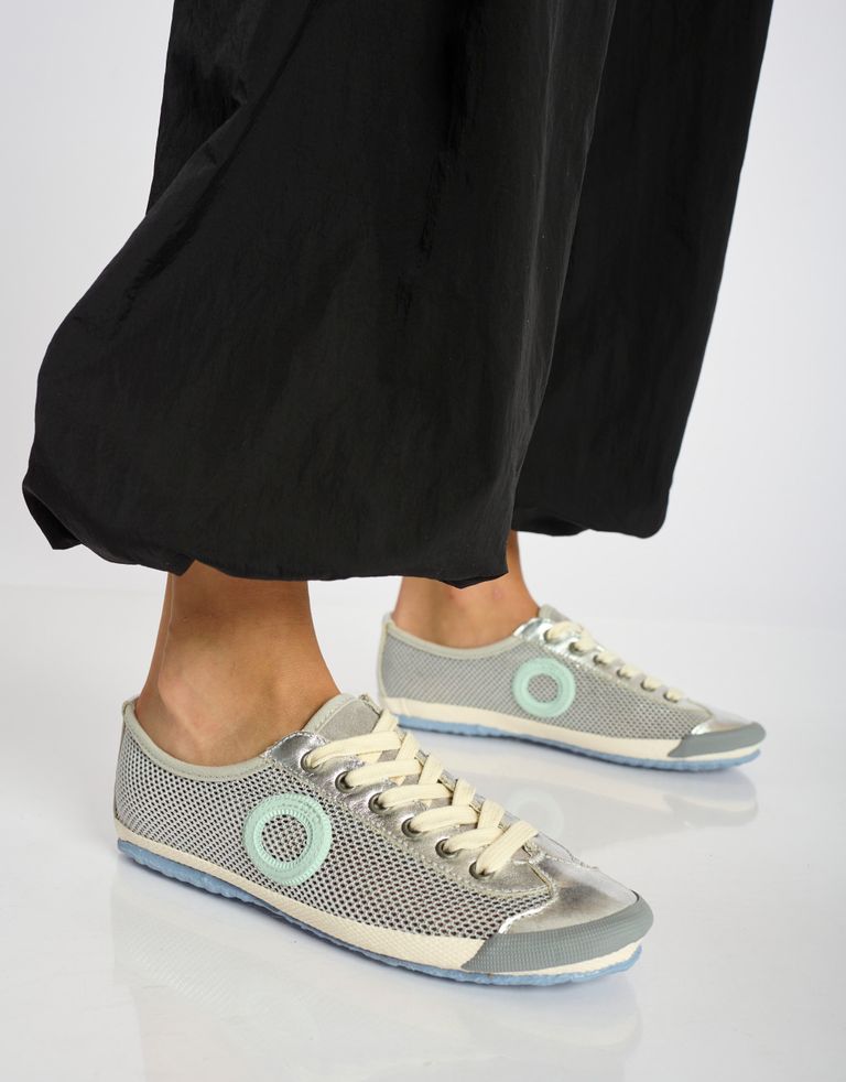 נעלי גברים - Aro - סניקרס רשת נמוכות HOLLY - כסף3
