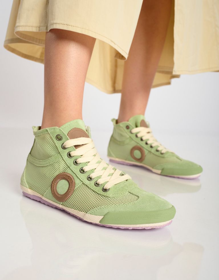 נעלי גברים - Aro - סניקרס גבוהות JOANETA - מנטה3